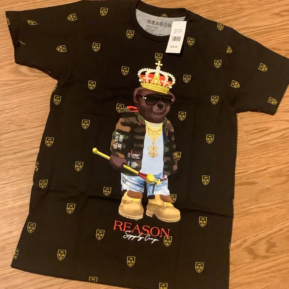 REASON Mens Medium Shirt